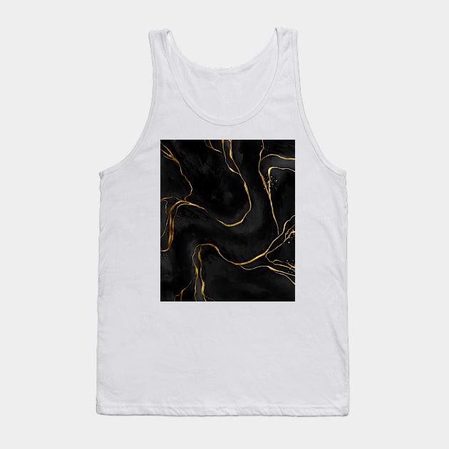 Marbel Patern Tank Top by AWESOME ART